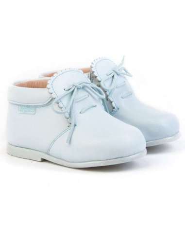 Angelitos 422 Sky Blue Galés Bootie - T-Exporta.net