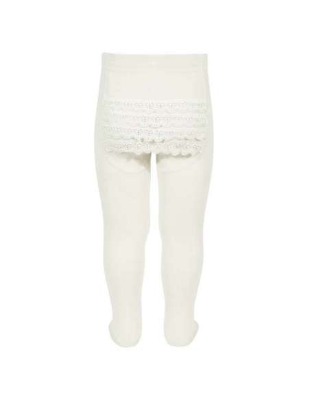 24421 NATA LEOTARDOS BEBE CON PUNTILLA CULETE  MARCA CONDOR