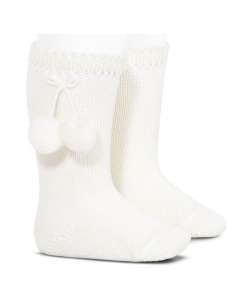 25042 NATA HIGH SOCKS WITH POMPOMS BRAND CONDOR