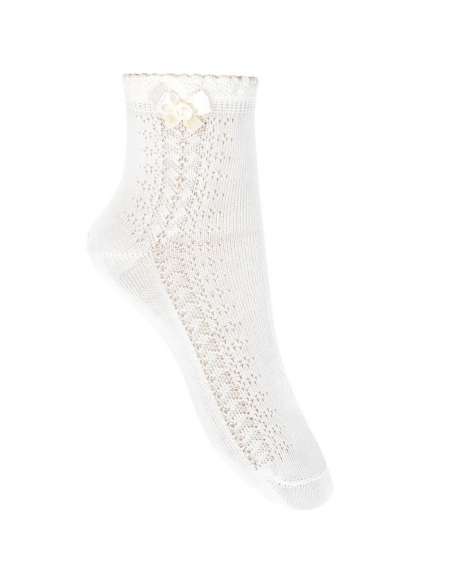 27094  WHITE  SHORT SOCKS BRAND CONDOR