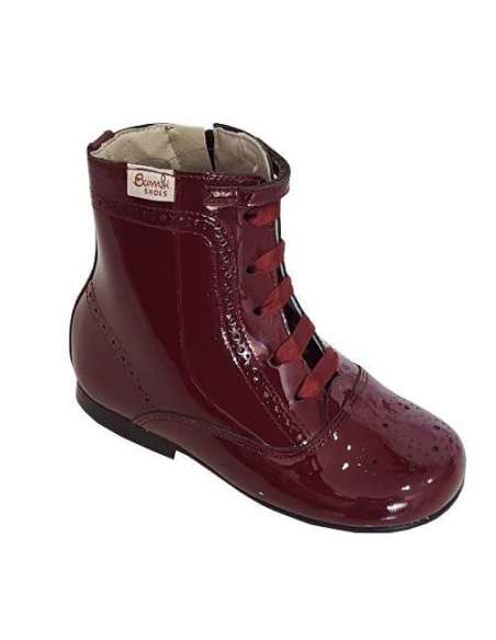 BOTAS DE PIEL CHAROL BAMBI