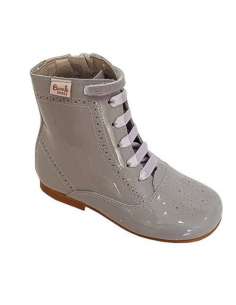 Pascuala de charol Bambi gris 4253