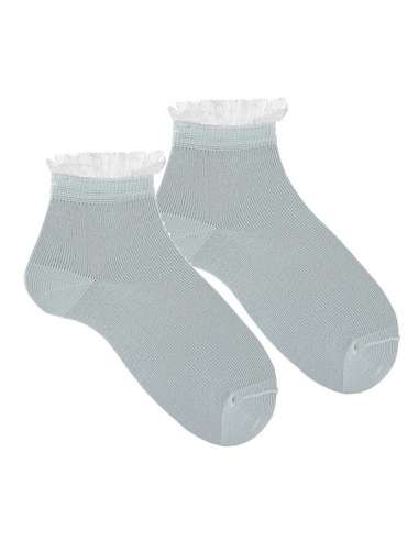 27224 BRUMA CEREMONY ANKLE SOCKS WITH FRILL CUFF BRAND CONDOR