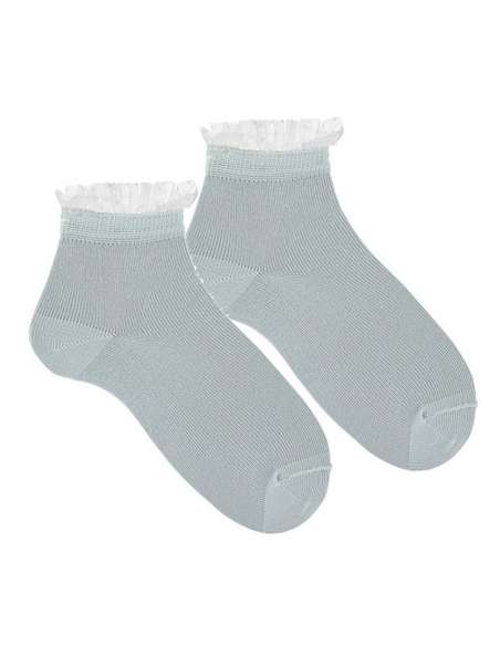 27224 BRUMA CEREMONY ANKLE SOCKS WITH FRILL CUFF BRAND CONDOR