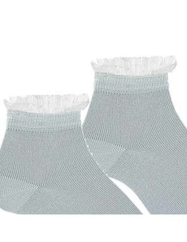27224 BRUMA CEREMONY ANKLE SOCKS WITH FRILL CUFF BRAND CONDOR