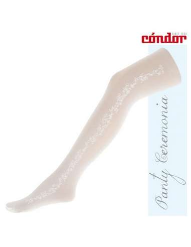 42081BLANCO MEDIAS DE POLIAMIDA ESTAMPADA MARCA CONDOR