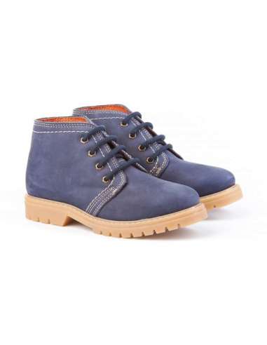 BOTA KICKERS EN PIEL GRIS