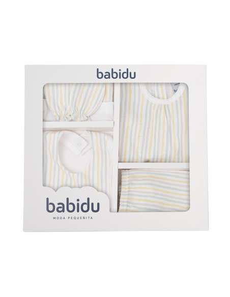 PACK NACIMIENTO Y ROPA DE BEBE DE CALIDAD BABIDU