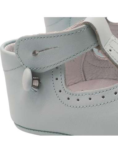 zapato de canastilla de piel por mayor