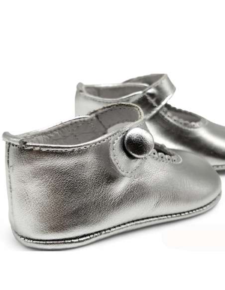 zapato de canastilla de piel por mayor