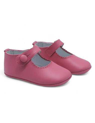 zapato de canastilla de piel por mayor