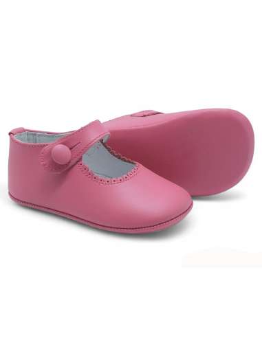 zapato de canastilla de piel por mayor