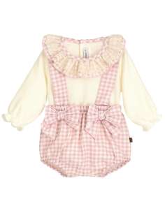 Conjunto Bebé Rosa ref 11178 Calamaro 2025 – Venta al Por Mayor