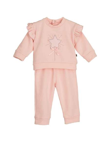 Pink Sport Set Lebeche - Calamaro Winter 2025 | Wholesale Kidswear