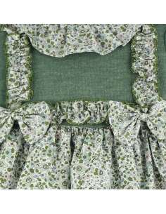 25657 ﻿Vestido grande verde Jardin BabyFerr 2