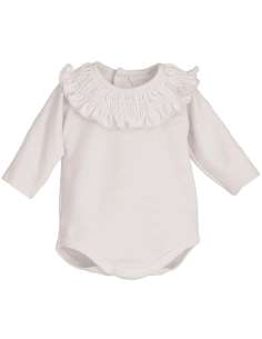 Body Blanco Titán Gom, Invierno 2025 de Calamaro. Moda infantil española al por mayor con envío internacional para boutiques exc