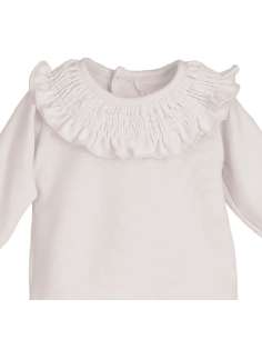 Body White Titán Gom, Winter 2025 by Calamaro. Spanish kidswear wholesale with worldwide shipping for exclusive boutiques. 2