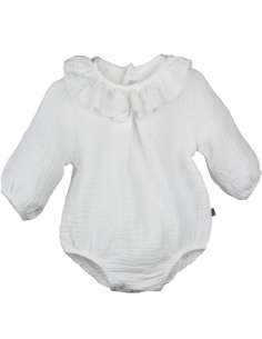 Pelele Estena Natural — algodón 100%, invierno 2025 Calamaro