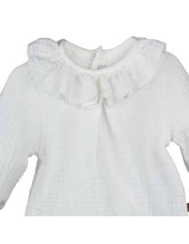 Pelele Estena Natural — algodón 100%, invierno 2025 Calamaro