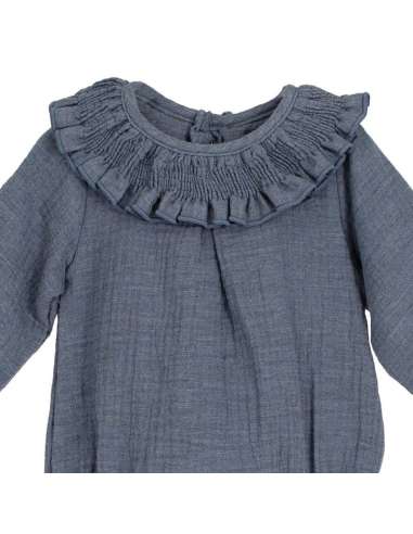 Erus Blue Sleepsuit – Calamaro Winter 2025 | Wholesale