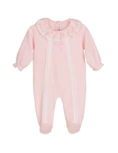Gregal Pink Baby Romper 100% Cotton | Calamaro Winter 2025