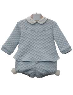Conjunto Borlas Celeste Yoedu Invierno 2025 | Mayorista
