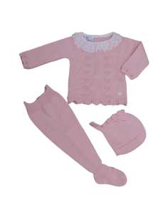 Conjunto bebé Aramis color dulce Dulce de Fresa — Invierno 2025 | Mayorista