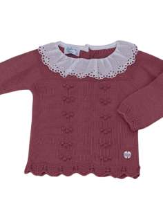 Conjunto bebé Aramis color cereza Dulce de Fresa — Invierno 2025 | Mayorista 2
