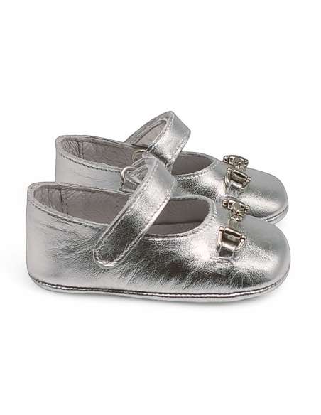 Gucci Mary Janes Bebé Charol Plata – Venta al por Mayor | Envíos Internacionales