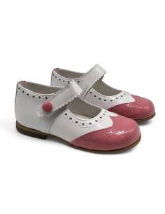 Mary Jane rojo en charol bicolor | Zapato exclusivo personalizable Made in Spain 2