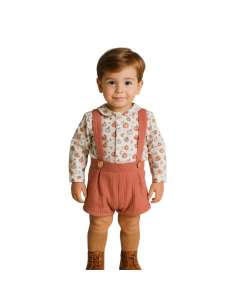 Conjunto niño con tirantes Babyferr Invierno 2025