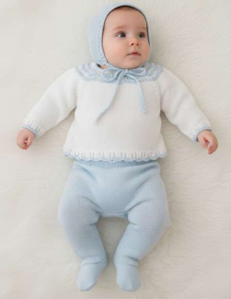 Baby blue knit set – Diverchic Winter 2025 | Wholesale