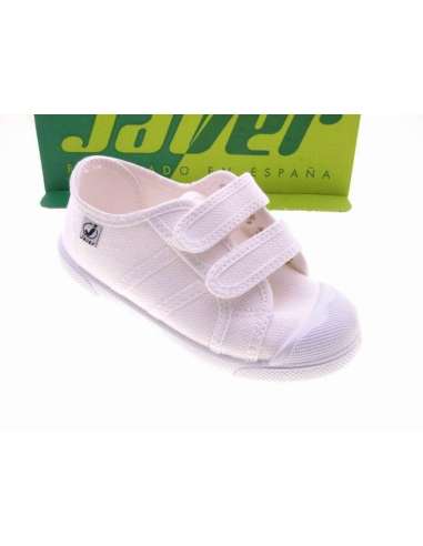 Bamba Velcro Lona Javer 154 blanco