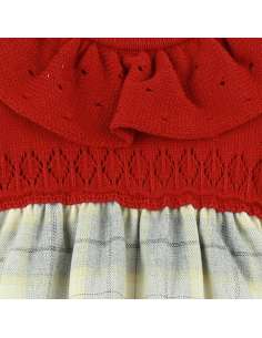 jesusito con capota, moda infantil al por mayor, colección invierno 2025 Dulce de Fresa, ropa bebé al 2