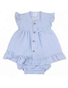 Chambrita y Braguita Rayas Mar – Colección Babyferr Verano 2026