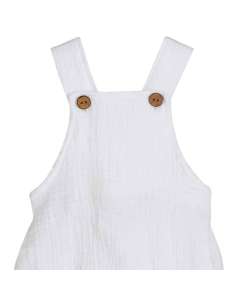Alborán White Dungarees 2