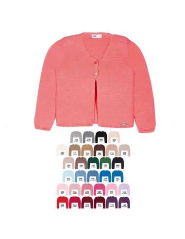CHAQUETA LARGA PUNTO BOBO 100%ALGODON CONDOR 55511010