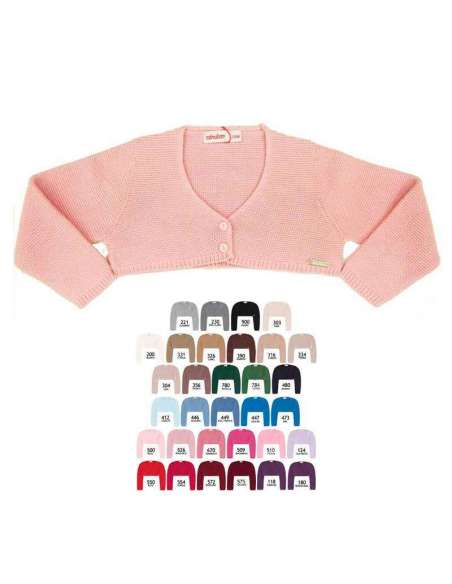 CHAQUETA LARGA PUNTO BOBO 100%ALGODON CONDOR 55300010