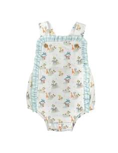 Baby Romper with Straps and Ruffles – Babidu