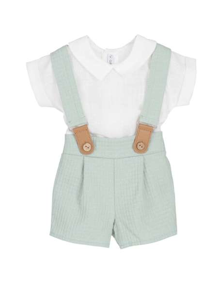 Mint Excellent Kavarati Baby Boy Bloomer Set – Calamaro