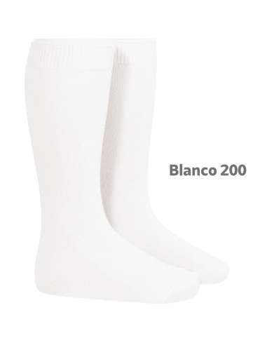 Plain Socks 20192 White 200 Cóndor | Wholesale T-Exporta