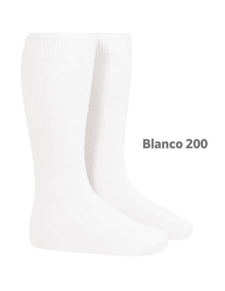 Calcetín Liso 20192 Blanco 200 Cóndor | Venta al por Mayor T-Exporta