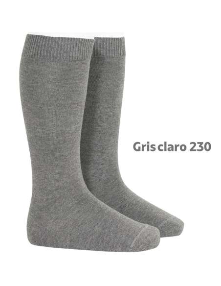 Calcetín Liso Gris Claro 230 Cóndor | Venta al por Mayor T-Exporta