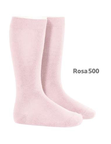 Calcetín Liso Rosa 500 Cóndor | Venta al por Mayor T-Exporta