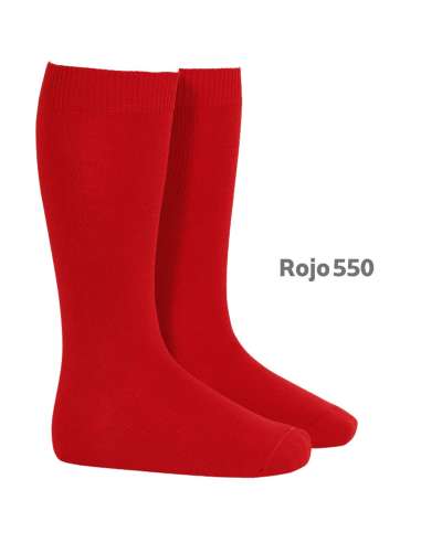 Calcetín Liso Rojo 550 Cóndor | Venta al por Mayor T-Exporta