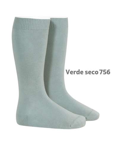 Calcetín Liso Verde Seco 756 Cóndor | Venta al por Mayor T-Exporta
