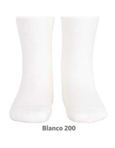 Calcetín Liso 20194 Blanco 200 Cóndor | Venta al por Mayor T-Exporta