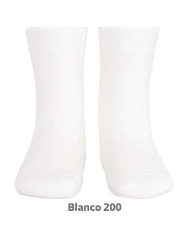 Calcetín Liso 20194 Blanco 200 Cóndor | Venta al por Mayor T-Exporta