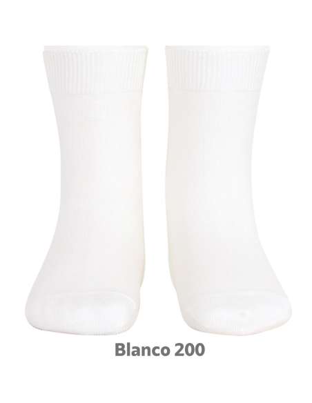 Calcetín Liso 20194 Blanco 200 Cóndor | Venta al por Mayor T-Exporta