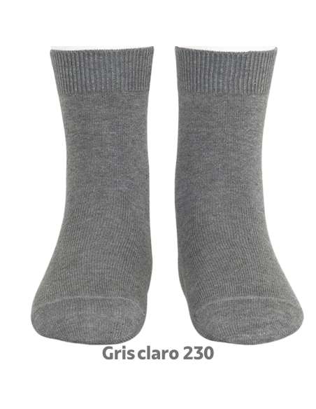 Calcetín Liso 20194 Gris Claro 230 Cóndor | Venta al por Mayor T-Exporta
